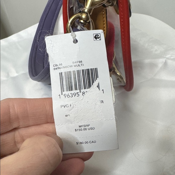 Coach stadium swinger rainbow pride brand new - Picture 4 of 8